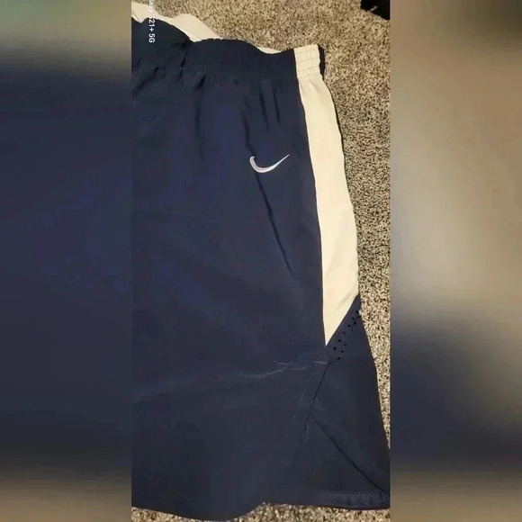 NIKE HYPERELITE SHORT Dri-fit Blue & White Mens Size XLG - Picture 3 of 7